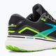 Brooks Ghost 15 men's running shoes black/hawaiian pcean/green 9