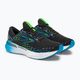 Brooks Glycerin GTS 20 men's running shoes black/hawaiian ocean/green 4