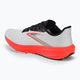Brooks Launch 10 men's running shoes white/black/fiery coral 3
