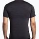 Men's Brooks Luxe htr deep black running shirt 2