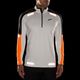 Men's Brooks Run Visible 1/2 Zip 2.0 ecru/fluoro flash/black running sweatshirt 4