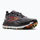 Brooks Cascadia 18 GTX men's running shoe blackened pearl/black/tomato 8