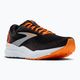 Brooks Ghost 16 men's running shoes black/orange/white