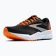 Brooks Ghost 16 men's running shoes black/orange/white 5