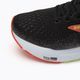 Brooks Ghost 16 men's running shoes black/mandarin red/green 7