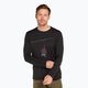 Men's Icebreaker Merino 150 Tech Lite Bear Lift trekking longsleeve black