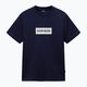 Men's Napapijri S-Box Logo T-shirt blu marine