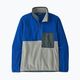 Men's Patagonia Microdini fleece sweatshirt 1/2 Zip P/O sleet green 4