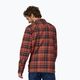 Men's Patagonia Organic Cotton MW Fjord Flannel shirt ice caps/burl red 2