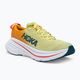 HOKA Bondi X men's running shoes white and yellow 1113512-WEPR