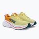 HOKA Bondi X men's running shoes white and yellow 1113512-WEPR 3