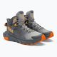 Men's trekking boots HOKA Trail Code GTX castlerock/persimmon orange 4