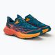 Women's running shoes HOKA Speedgoat 5 Wide blue coral/camellia 4