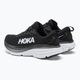 Men's running shoes HOKA Bondi 8 black/white 3