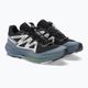 Men's Salomon Pulsar Trail running shoes black/china blue/arctic ice 4