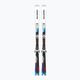 Salomon Addikt + Z12 GW downhill skis white/black/pastel neon blue 6