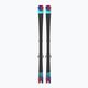 Salomon Addikt + Z12 GW downhill skis white/black/pastel neon blue 7