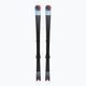 Salomon Addikt + Z12 GW downhill skis white/black/pastel neon blue 3