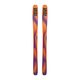 Salomon QST 98 + Skins reef waters/flame orange/royal purple downhill skis 2