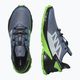 Salomon Supercross 4 men's running shoes flint stone/black/green gecko 10