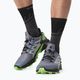 Salomon Supercross 4 men's running shoes flint stone/black/green gecko 4