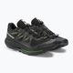Men's Salomon Pulsar Trail running shoes black/black/green gecko 4
