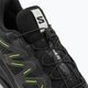 Men's Salomon Pulsar Trail running shoes black/black/green gecko 8