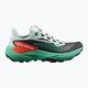 Salomon Genesis bay/electric green/cherry women's running shoes 2