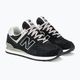 New Balance ML574 black NBML574EVB men's shoes 4
