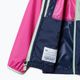 Columbia children's Back Bowl Hooded Windbreaker jacket pink and navy blue 2031582695 3