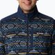 Men's Columbia Sweater Weather II Printed collegiate navy checkered peaks print trekking sweatshirt 4