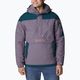 Men's Columbia Challenger Pullover down jacket granite purple/night wave