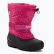 Sorel Flurry Print Girls fuchsia fizz/black children's trekking boots