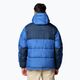 Men's Columbia Pike Lake II Hooded mountain blue/ collegiate navy down jacket 3