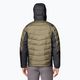 Columbia Labyrinth Loop II Hooded stone green/ shark men's down jacket 2