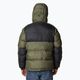 Men's Columbia Pike Lake II Hooded stone green/ shark 399 down jacket 2