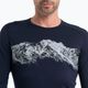 Men's thermal sweatshirt Icebreaker Merino 200 Oasis Crewe Remarkables midnight navy 4