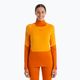 Women's thermal sweatshirt icebreaker 200 Oasis Sonebula High Neck earth/solar/electrnpnk/cb