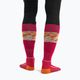 Icebreaker women's ski socks Ski+ Light OTC Alps 3D electron pink/earth/snow 4