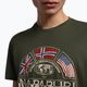 Men's Napapijri NP0A4G34 verde T-shirt 3