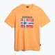 Men's Napapijri NP0A4H22 naranja t-shirt 5