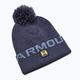 Under Armour men's winter cap Ua Halftime Fleece Pom navy blue 1373093 4