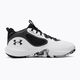 Under Armour Lockdown 6 men's basketball shoes white and grey 3025616-101 2
