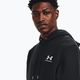 Men's Under Armour Essential Fleece Hoodie black/white 4