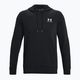 Men's Under Armour Essential Fleece Hoodie black/white 5