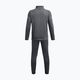 Under Armour Knit pitch gray/white children's tracksuit 2