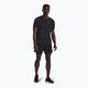 Men's Under Armour Seamless Stride running shirt black/reflective 2