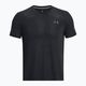 Men's Under Armour Seamless Stride running shirt black/reflective 5