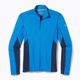 Men's Smartwool Merino Sport 1/4 Zip thermal T-shirt blue SW011538K89 4