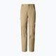 Women's trekking trousers The North Face Exploration Conv Reg Straight beige NF0A7Z97PLX1